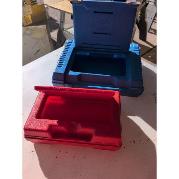 LOT OF 2 VINTAGE LEGO STORAGE BOX 1982 1984 AUTHENTIC - Picture 3 of 7